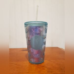 NWT 2022 Starbucks Iridescent Textured Tumbler